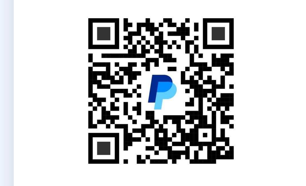 PayPal donation QR code